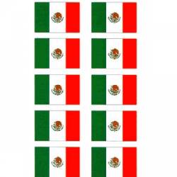 Mexico - Sheet Of 10 Mini Stickers