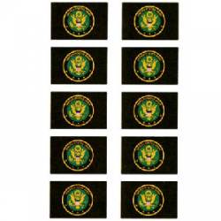 United States Army - Sheet Of 10 Mini Stickers