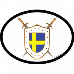 Scotland - International Shield Oval Sticker