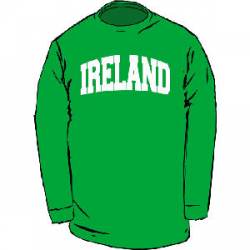 Ireland Collegiate - Adult Longsleeve T-Shirt