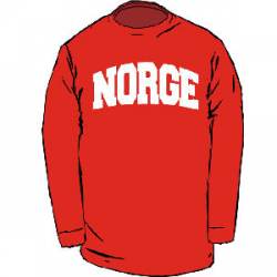 Norway Collegiate Norge - Adult Longsleeve T-Shirt