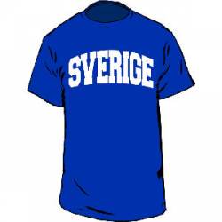 Sweden Collegiate Sverige - Adult T-Shirt