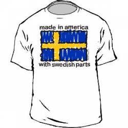 Made In USA With Swedish Parts - Youth T-Shirt