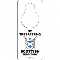 Scottish Cross Shield - Door Hanger