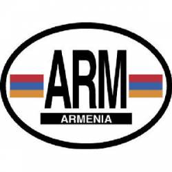ARM Armenia - Reflective Oval Sticker