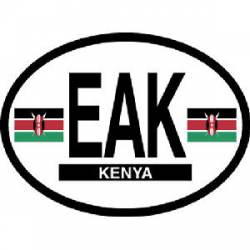 EAK Kenya - Reflective Oval Sticker