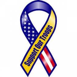 YRWB Support our Troops - Static Cling