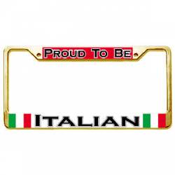 Italian - License Plate Frame