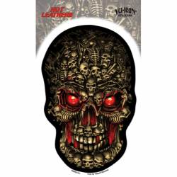 Hot Leathers Boneyard Skull - Vinyl Sticker
