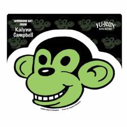 Kalynn Campbell Green Monkey - Vinyl Sticker
