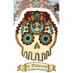 Maryann Luera La Calavera Skull - Vinyl Sticker