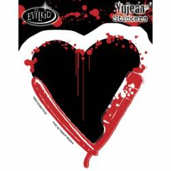 Evilkid Razor Heart - Vinyl Sticker
