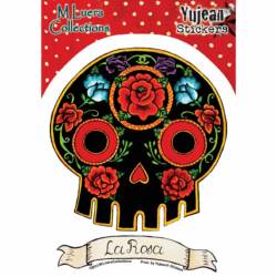 Maryann Luera La Rosa Skull  - Vinyl Sticker
