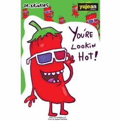 Dr. Krinkles Hot Pepper You're Lookin Hot - Vinyl Sticker