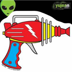 Alien Ray Gun - Vinyl Sticker