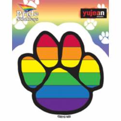 Rainbow Paw Mini - Vinyl Sticker