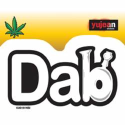 Dab Marijuana Cannabis - Vinyl Sticker
