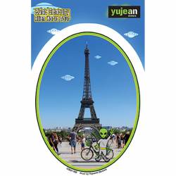 Alien World Tour Eiffel Tower - Vinyl Sticker