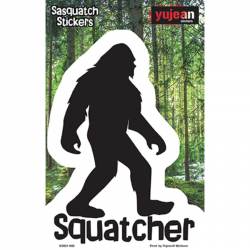 Squatcher Bigfoot Sasquatch - Vinyl Sticker