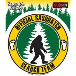 Sasquatch Bigfoot Search Team - Vinyl Sticker