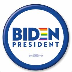 Joe Biden Rainbow For President - Campaign Button