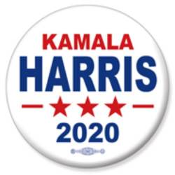 Kamala Harris 2020 White - Campaign Button