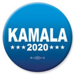 Kamala Harris 2020 Two Tone Blue - Campaign Button
