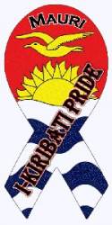 Kiribati Pride - Ribbon Magnet
