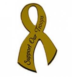Support Our Troops Yellow - Lapel Pin