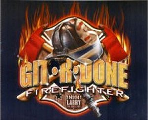 Git R Done Firefighter Button