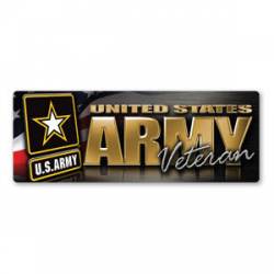 United States Army Veteran - Bumper Magnet