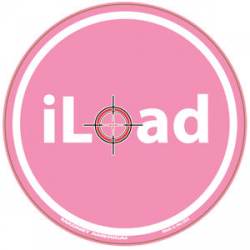 iLoad Pro Gun Pink - Round Magnet