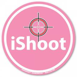 iShoot Pink - Circle Magnet