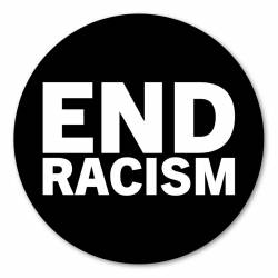 End Racism - Circle Magnet