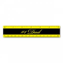 Number 1 Dad Ruler Fathers Day - Magnet