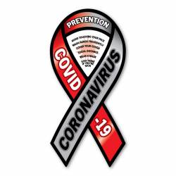 COVID-19 Coronavirus Prevenion Awareness - Ribbon Magnet