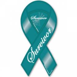 Ovarian Cancer Survivor - Ribbon Magnet