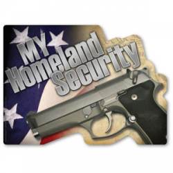 My Homeland Security Pro Gun Rights - Magnet