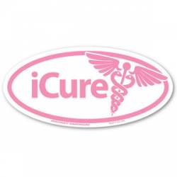 iCure Nurse Nursing Pink - Slim Oval Magnet
