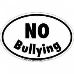 No Bullying - Oval Magnet