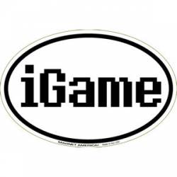 iGame - Oval Magnet