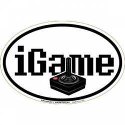 iGame With Joystick - Oval Magnet