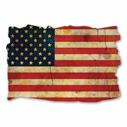 United States of America American Flag Rustic - Magnet