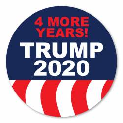 Donald Trump 2020 4 More Years! - Circle Magnet