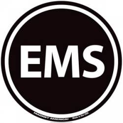 EMS Black - Circle Magnet