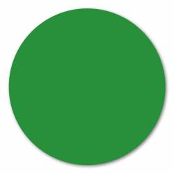 Dark Green Round Polka Dot - Magnet