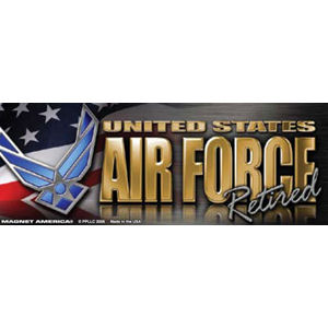 Air Force Retired Mini Magnet