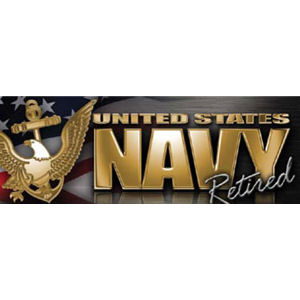 Navy Retired Mini Magnet