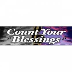 Count Your Blessings Hymn - Bumper Magnet