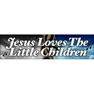 Jesus Loves Children Hymn Bumper Magnet
